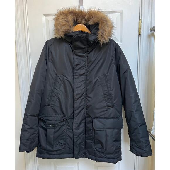 GAP Cold Control Max Furry Hooded Winter Parka Jacket - Picture 3 of 12